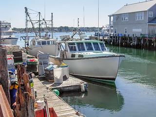 Image showing harbor scenery in Portland