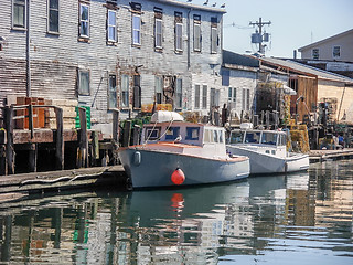 Image showing harbor scenery in Portland