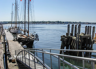 Image showing harbor scenery in Portland