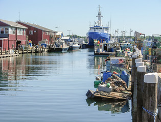 Image showing harbor scenery in Portland