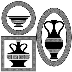 Image showing Set  of Greek Frames