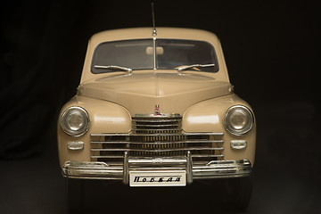 Image showing  retro car front view 