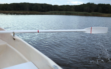 Image showing  Oar rowing boat