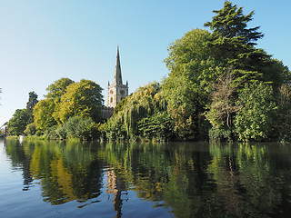 Image showing Holy Trinity church in Stratford upon Avon