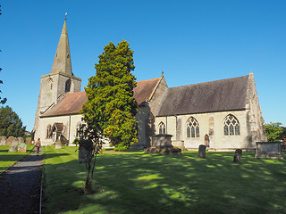 Image showing St Mary Magdalene church in Tanworth in Arden