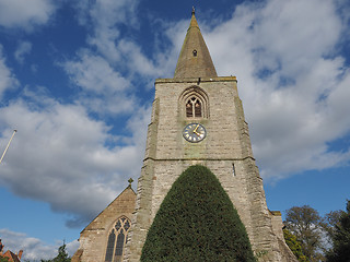 Image showing St Mary Magdalene church in Tanworth in Arden