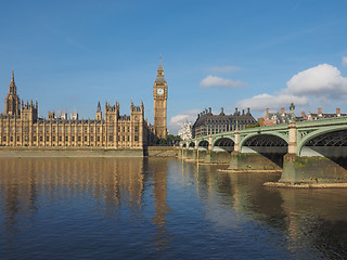 Image showing Houses of Parliament in London