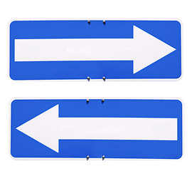 Image showing Direction arrow sign