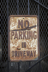 Image showing No Parking Sign