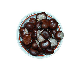 Image showing Dish with chestnuts