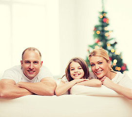 Image showing happy family at home