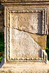 Image showing   in africa morocco graveyard marble and concrete