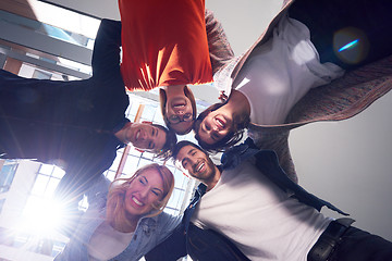 Image showing happy students celebrate