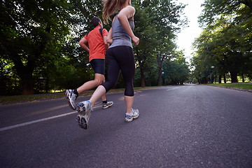 Image showing couple jogging