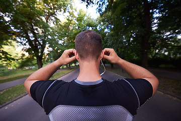 Image showing man jogging