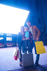 Image showing Group Of Friends Enjoying Shopping