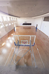 Image showing shool gym indoor