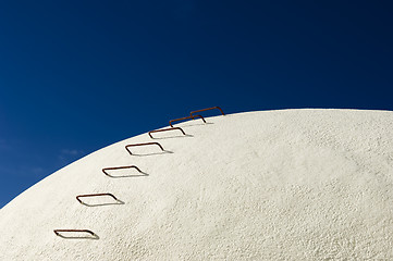 Image showing Concrete wine tanks