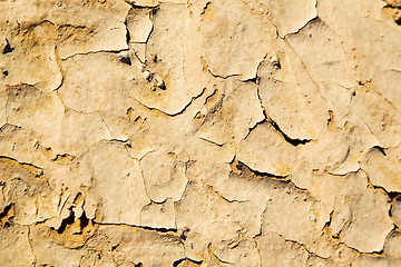 Image showing brown dry sand in   desert morocco erosion and abstract