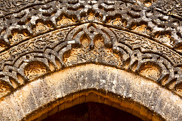 Image showing old door in morocco africa ancien abstract