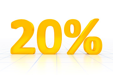 Image showing 20 percent