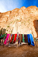 Image showing  in todra gorge morocco a 