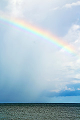 Image showing rainbow and the cloud abstract   south china sea