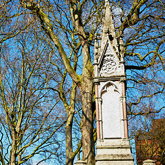 Image showing in cemetery     england europe old construction and    history