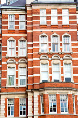 Image showing window in europe london old red  