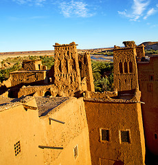 Image showing season  africa in morocco the old contruction and the historical