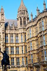 Image showing old in london  historical    parliament  