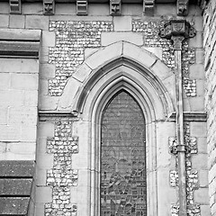 Image showing door southwark  cathedral in london england old  construction an