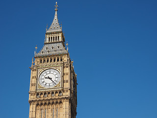 Image showing Big Ben in London