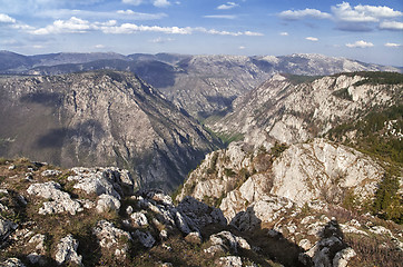 Image showing Canyon of river Tara, Montenegro