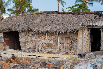 Image showing indonesian house - shack on beach