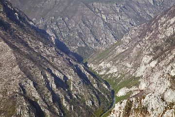 Image showing Canyon of river Tara, Montenegro