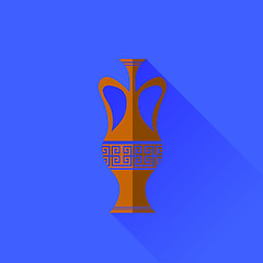 Image showing Amphora  Icon Isolated