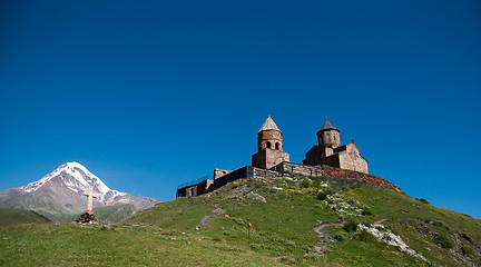 Image showing Gergeti Trinity Church in Georgia