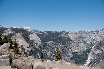 Image showing Hiking panaramic train in Yosemite