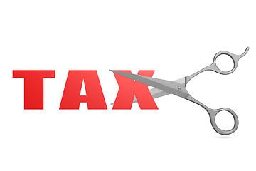 Image showing Cut tax