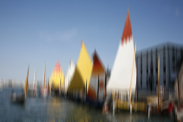 Image showing Sailing Venice, Italy