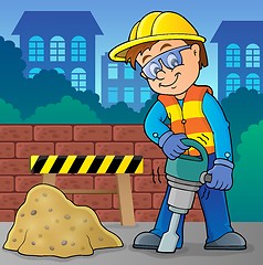 Image showing Construction worker theme image 8