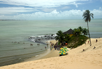 Image showing Crystalline sea beach in Natal,Brazil