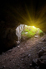 Image showing In the cave