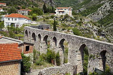 Image showing Aqueduct in Old Bar, Montenegro