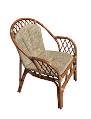 Image showing Wicker chair