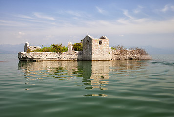 Image showing Abandoned prison on Skadar lake