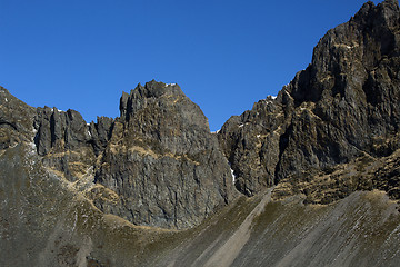 Image showing Impressive volcano mountain landscape in Iceland