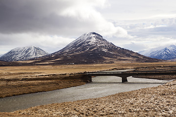 Image showing Impressive volcano mountain landscape in Iceland