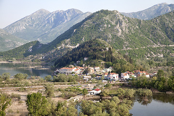 Image showing Virpazar village on Skadar lake, Montenegro